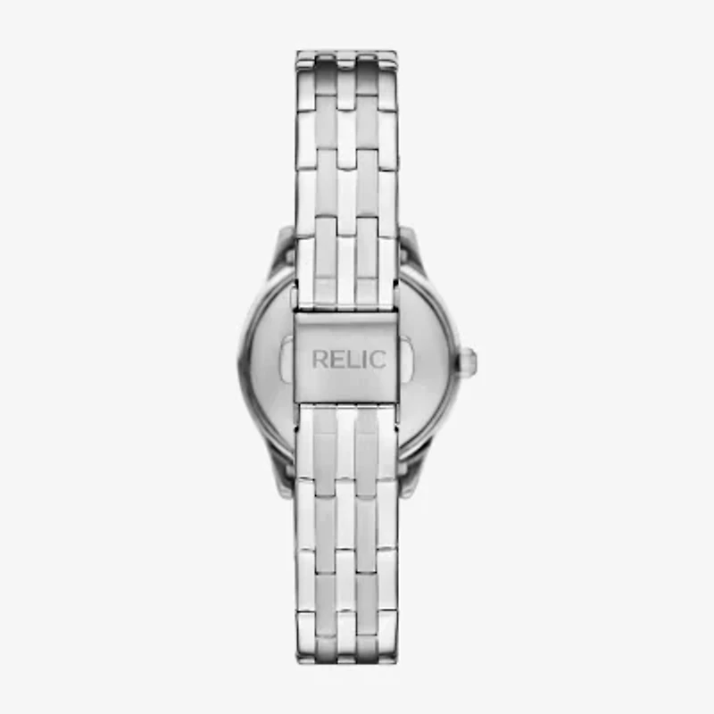 Relic By Fossil Astrid Womens Silver Tone Stainless Steel Bracelet Watch Zr37303