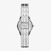 Relic By Fossil Astrid Womens Silver Tone Stainless Steel Bracelet Watch Zr37303