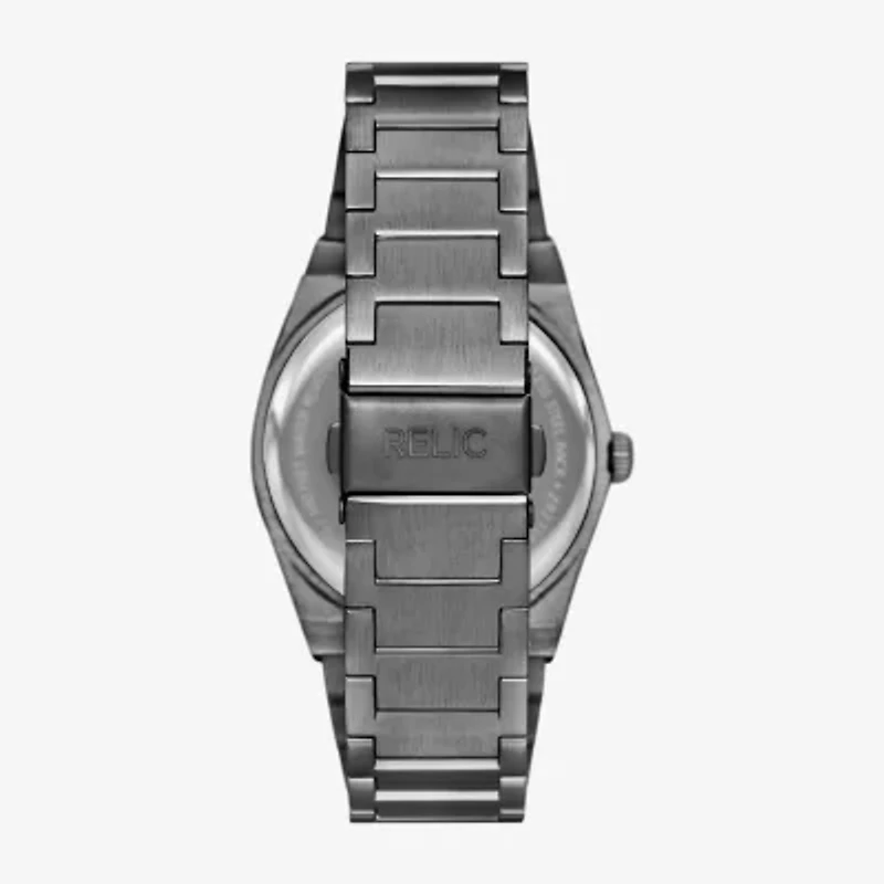 Relic By Fossil Oliver Mens Gray Bracelet Watch Zr77342