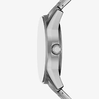 Relic By Fossil Rylan Mens Silver Tone Stainless Steel Bracelet Watch Zr77344