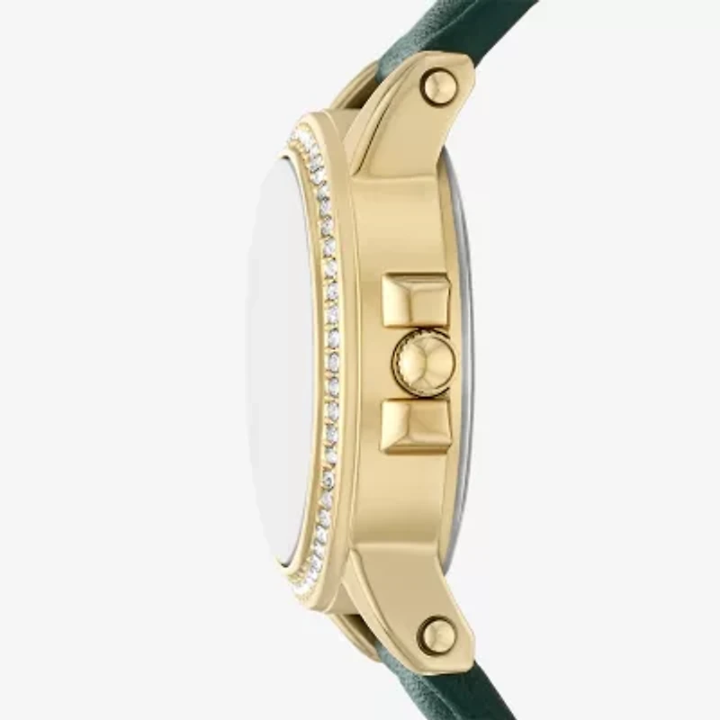 Relic By Fossil Matilda Womens Gold Tone Strap Watch Zr37307