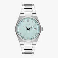 Relic By Fossil Oliver Mens Silver Tone Bracelet Watch Zr77343