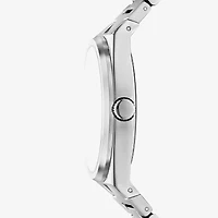 Relic By Fossil Oliver Mens Silver Tone Bracelet Watch Zr77343