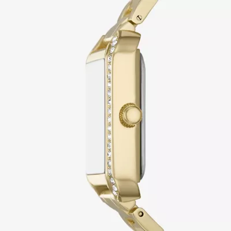 Relic By Fossil Jenna Womens Gold Tone Bracelet Watch Zr97026