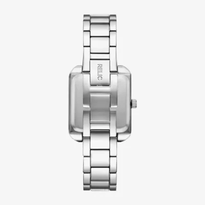 Relic By Fossil Jenna Womens Silver Tone Bracelet Watch Zr97027
