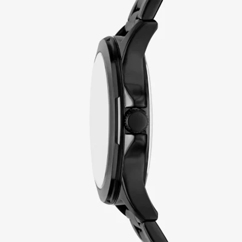 Relic By Fossil Derick Mens Black Bracelet Watch Zr97028