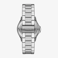 Relic By Fossil Derick Mens Silver Tone Bracelet Watch Zr97029