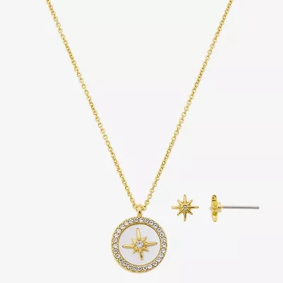 Bijoux Bar Delicates Gold Tone Womens 16 Inch Cable Chain Necklace