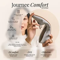 Journee Collection Womens Genevive Ankle Strap Flat Sandals