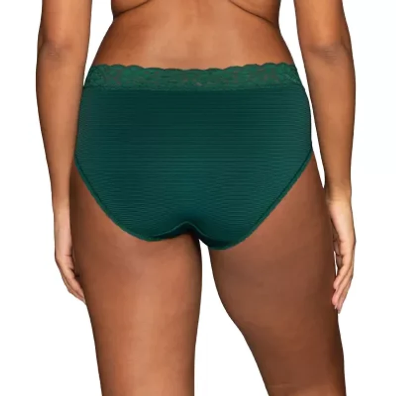 Vanity Fair Flattering Lace Womens 1 Pair High Cut Panty 13280