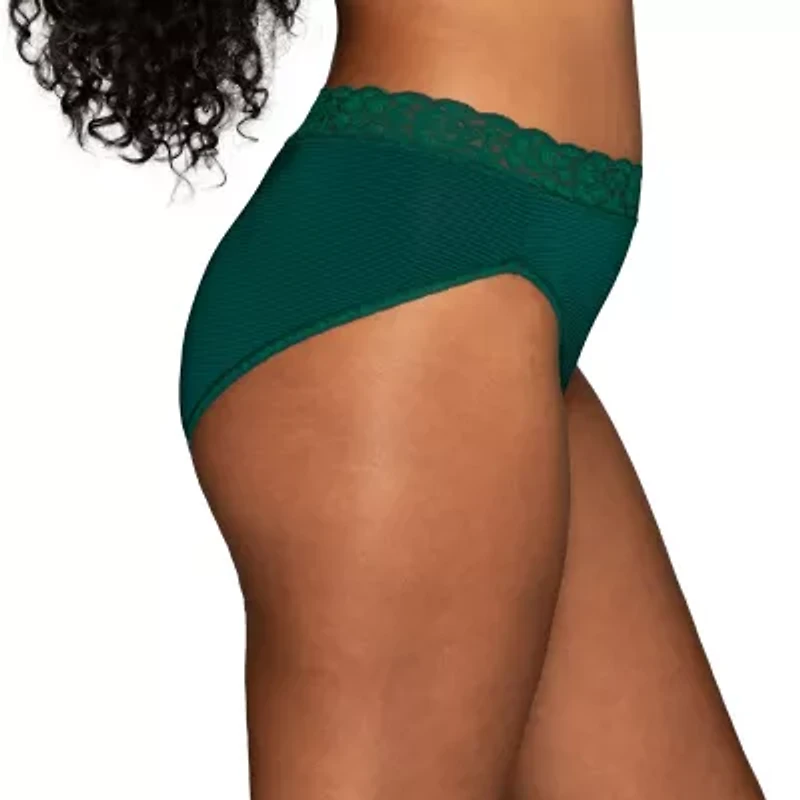 Vanity Fair Flattering Lace Womens 1 Pair High Cut Panty 13280