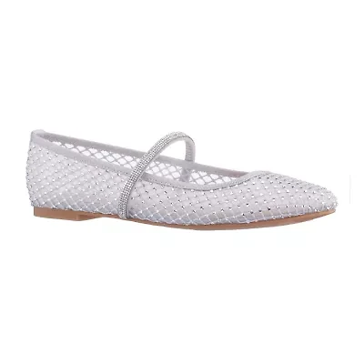I. Miller Polley Womens Round Closed Toe Ballet Flats