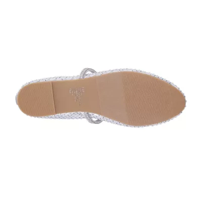 I. Miller Polley Womens Round Closed Toe Ballet Flats