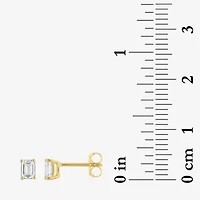 (E-F, Si1-Si2) 1/2 CT. T.W. Lab Grown White Diamond 10K Gold 4.4mm Stud Earrings