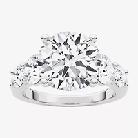 Grown Gorgeous (F, Vs2) Womens 4 7/8 Ct. T.W. Lab White Diamond 14K Gold or Platinum Round Side Stone 5-Stone Engagement Ring