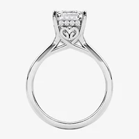 Grown Gorgeous F, Vs2 Womens 3 1/2 CT. T.W Lab White Diamond 14K Gold or Platinum Radiant-cut Engagement Ring