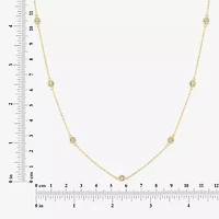 (G-H, Si2-I1) Womens 1/8 CT. T.W. Lab Grown White Diamond Star 2-pc. Pendant Necklace Set