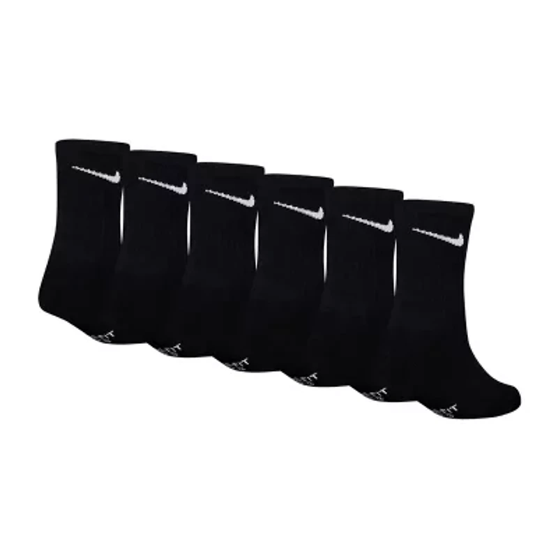 Nike Unisex 6 Pair Crew Socks