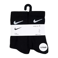 Nike Unisex 6 Pair Crew Socks