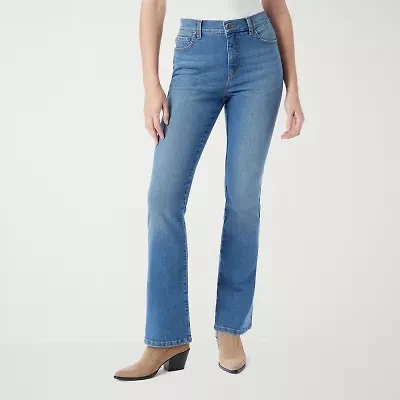 Gloria Vanderbilt Amanda Womens High Rise Straight Leg Jean
