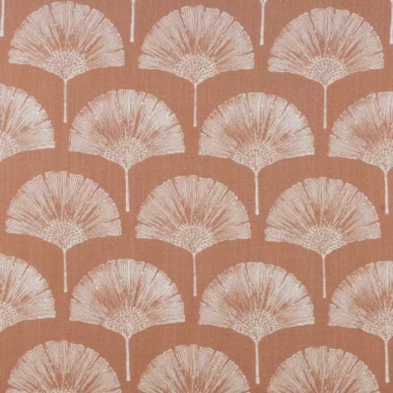 Indigo Road by Egypt Sherrod Meru Fan Leaf Block Print Buttonhole Shower Curtain