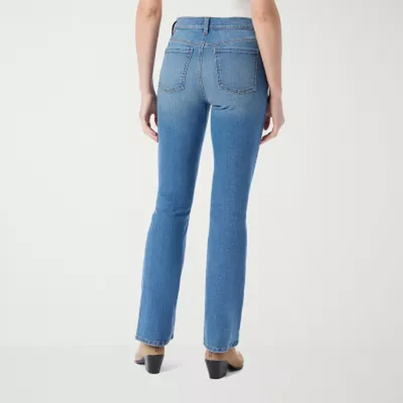 Gloria Vanderbilt Amanda Womens High Rise Straight Leg Jean