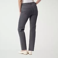 Gloria Vanderbilt Amanda Womens High Rise Straight Leg Jean