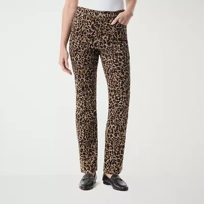 Gloria Vanderbilt Womens High Rise Straight Leg Jean