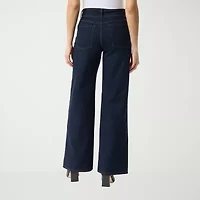 Gloria Vanderbilt Womens High Rise Wide Leg Jean