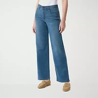 Gloria Vanderbilt Womens Mid Rise Relaxed Fit Jean