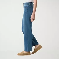 Gloria Vanderbilt Womens Mid Rise Relaxed Fit Jean
