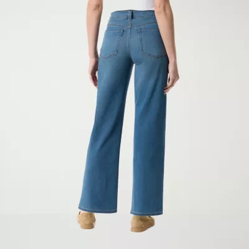 Gloria Vanderbilt Womens Mid Rise Relaxed Fit Jean