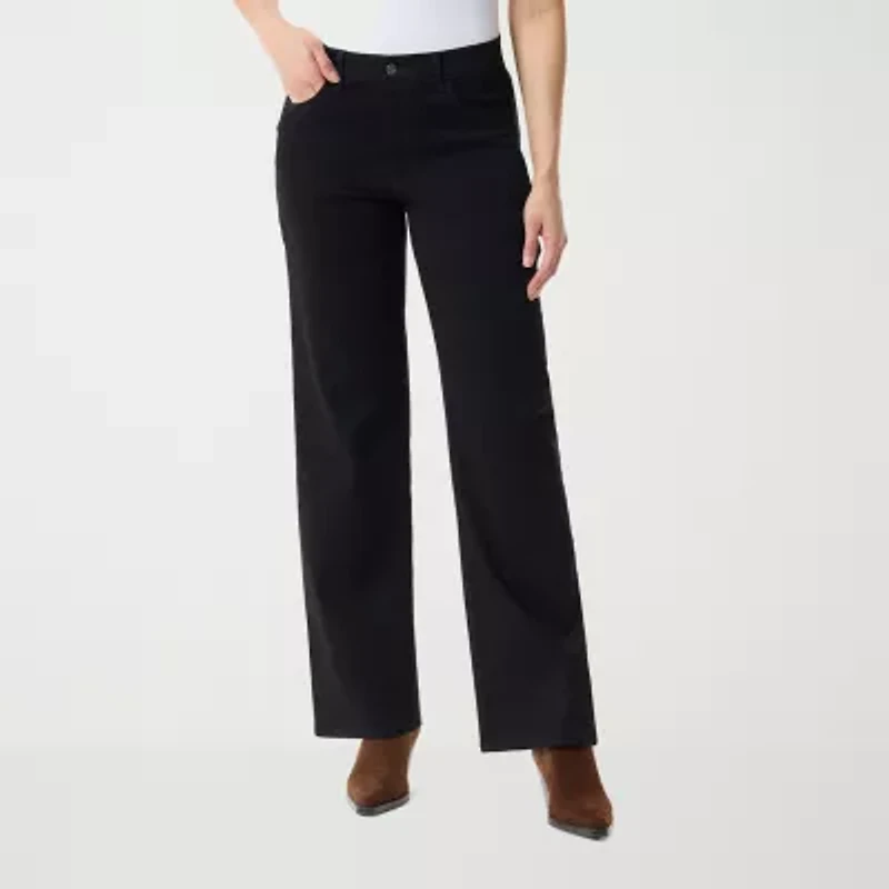 Gloria Vanderbilt Womens Mid Rise Relaxed Fit Jean