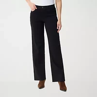 Gloria Vanderbilt Womens Mid Rise Relaxed Fit Jean