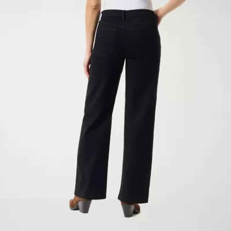 Gloria Vanderbilt Womens Mid Rise Relaxed Fit Jean