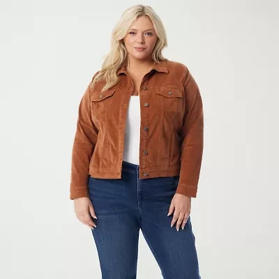 Gloria Vanderbilt Amanda Womens Lightweight Plus Jacket