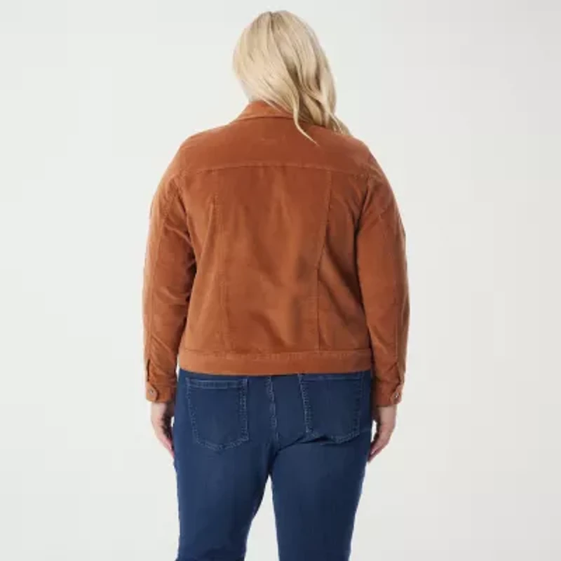 Gloria Vanderbilt Amanda Womens Lightweight Plus Jacket