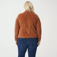 Gloria Vanderbilt Amanda Womens Lightweight Plus Jacket