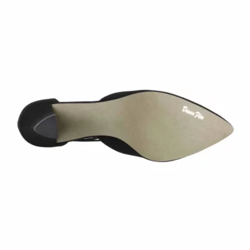 Easy Street Moonlight Womens Pointed Cone Heel Pumps