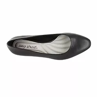 Easy Street Prim Womens Round Block Heel Pumps