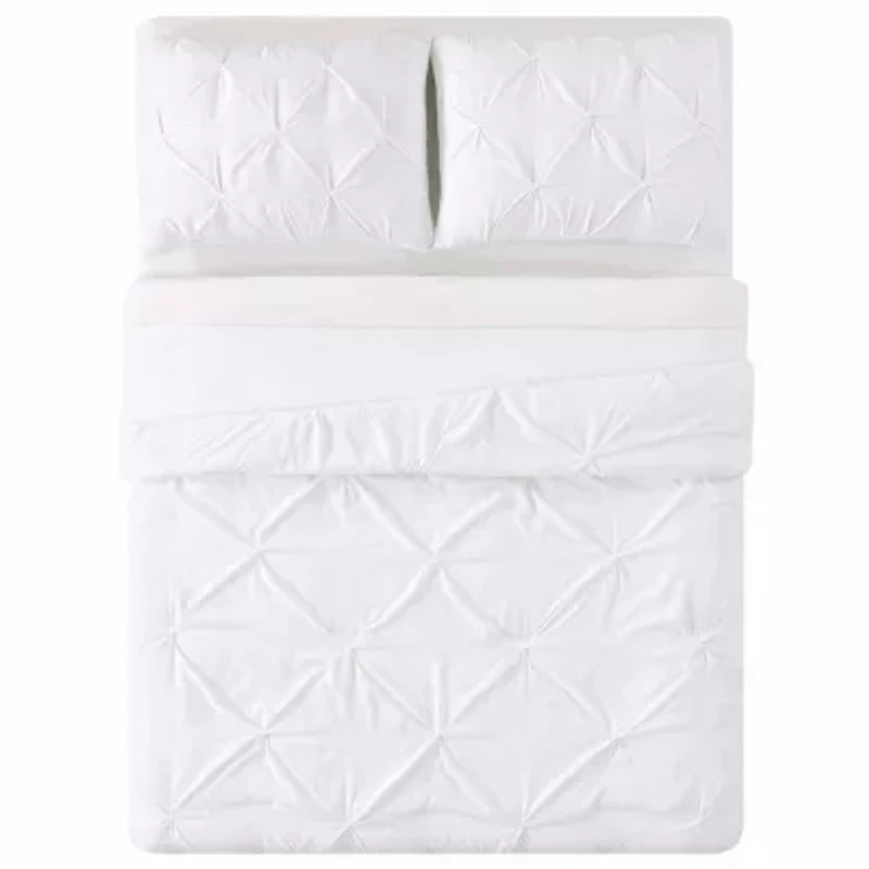 My World Pleated Reversible Comforter Set