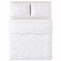 My World Pleated Reversible Comforter Set