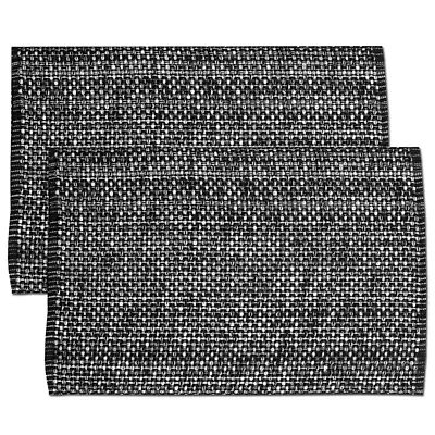 Trends Collection Two Tone 100% Cotton Woven 13" x 19" Placemat
