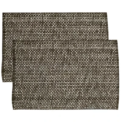 Trends Collection Two Tone 100% Cotton Woven 13" x 19" Placemat