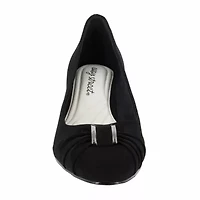 Easy Street Eloise Womens Round Block Heel Pumps