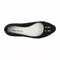 Easy Street Eloise Womens Round Block Heel Pumps