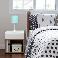 LimeLights Stick Lamp with Charging Outlet Table