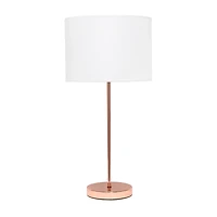 Simple Designs Stick Lamp with Fabric Shade