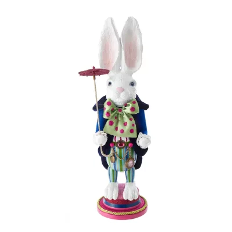 Kurt Adler 18-Inch Hollywood White Rabbit Nutcracker