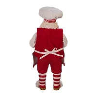 Kurt Adler 11-Inch Fabriché Gingerbread Chef Santa